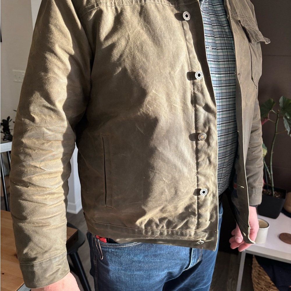 Waxed Trucker Men's Jacket
